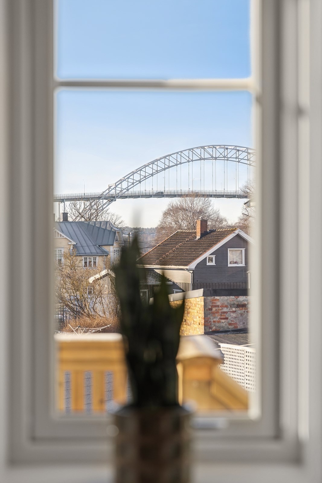 Utsikt fra baderom. Galleribilde