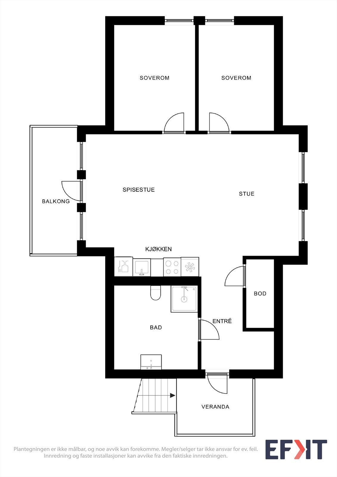 Plantegning 2.etg. Galleribilde