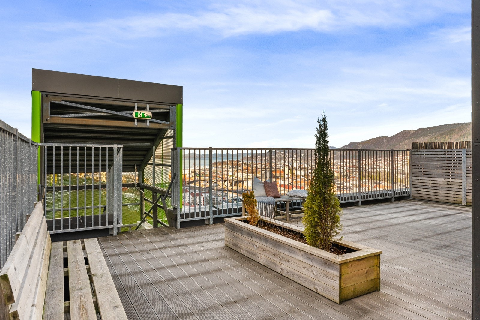 Sameiet har en felles takterrasse. Galleribilde