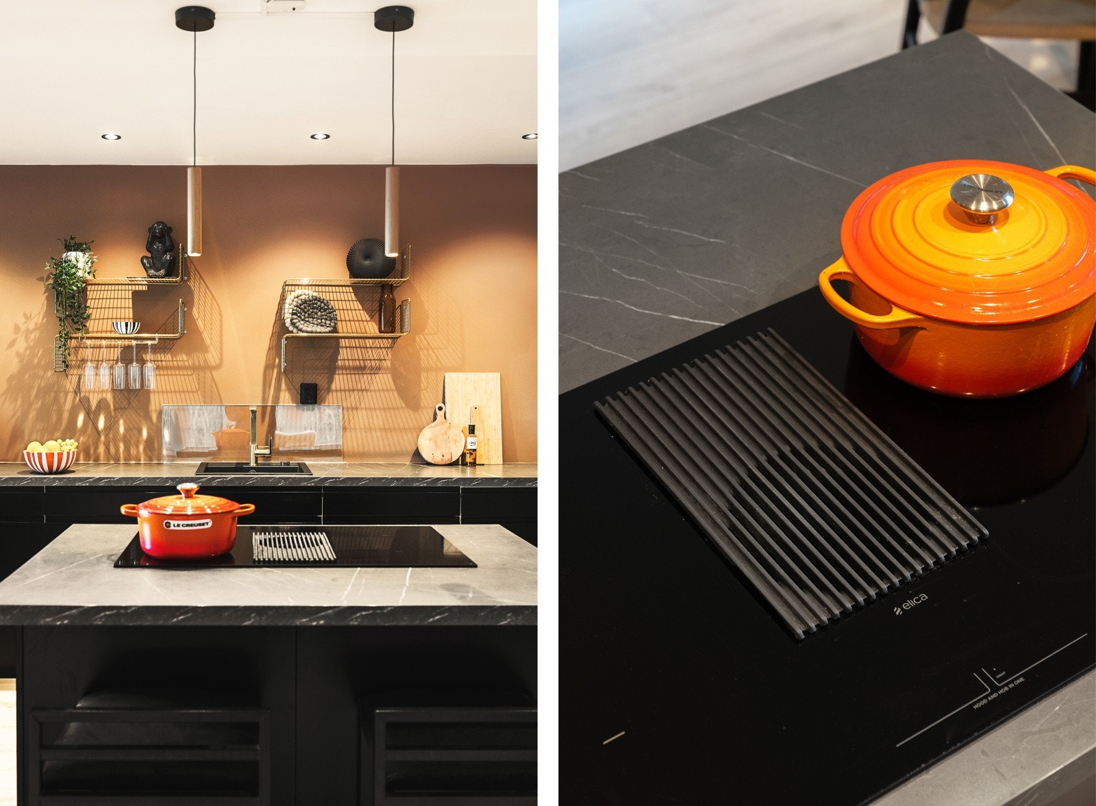 Av integrerte hvitevarer kan du finne stekeovn, micro, platetopp med integrert ventilator og oppvaskmaskin. Galleribilde