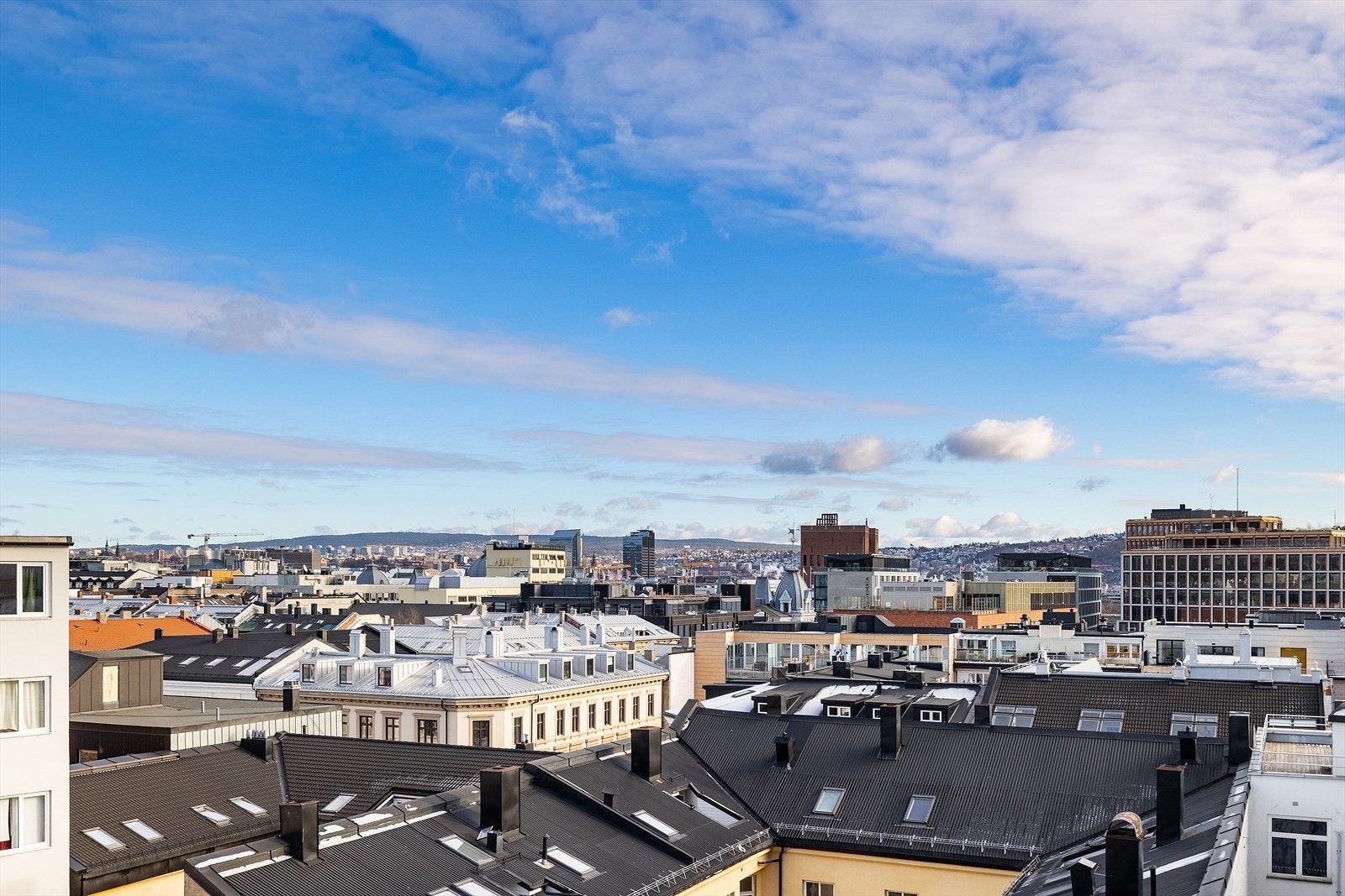 Her har du utsikt over hele byen. Galleribilde