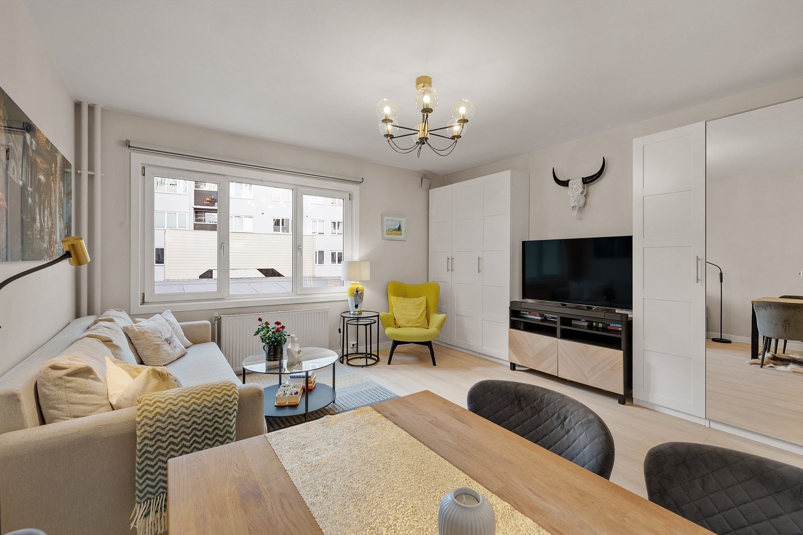 Velkommen til denne flotte 1-roms leiligheten! Galleribilde