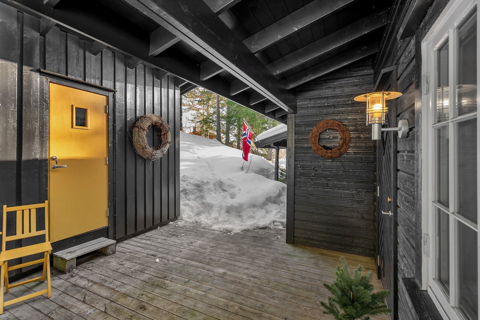 Hyggelig inngangsparti Galleribilde