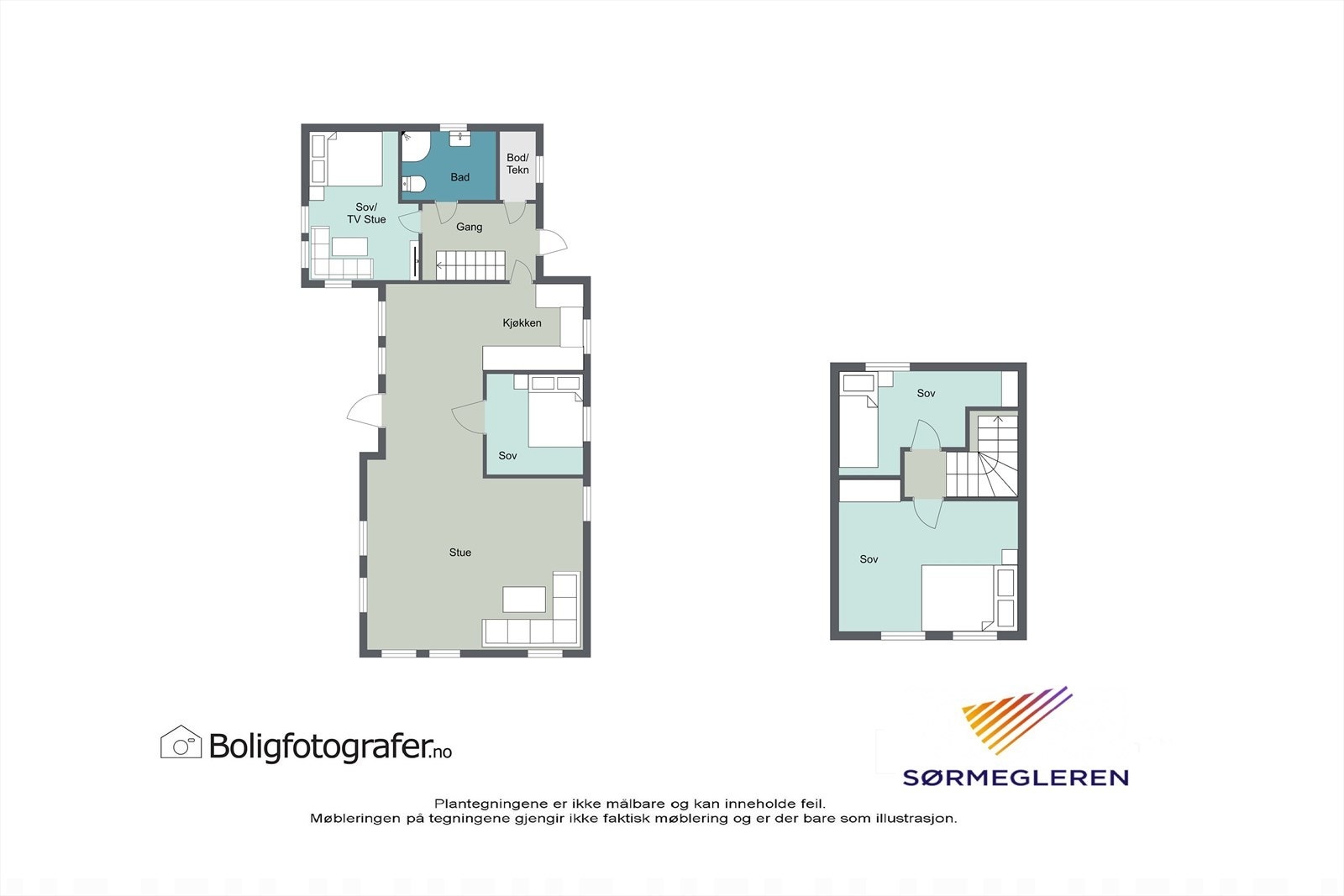 Plantegning hytte Galleribilde
