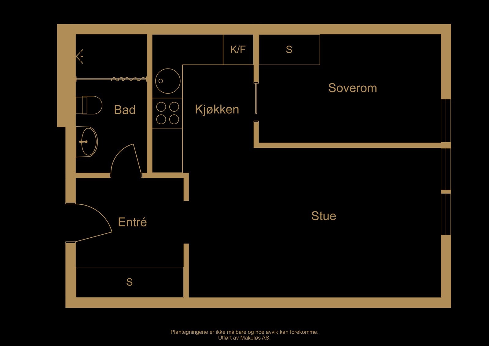 Plantegning (illustrasjon, avvik kan forekomme) Galleribilde
