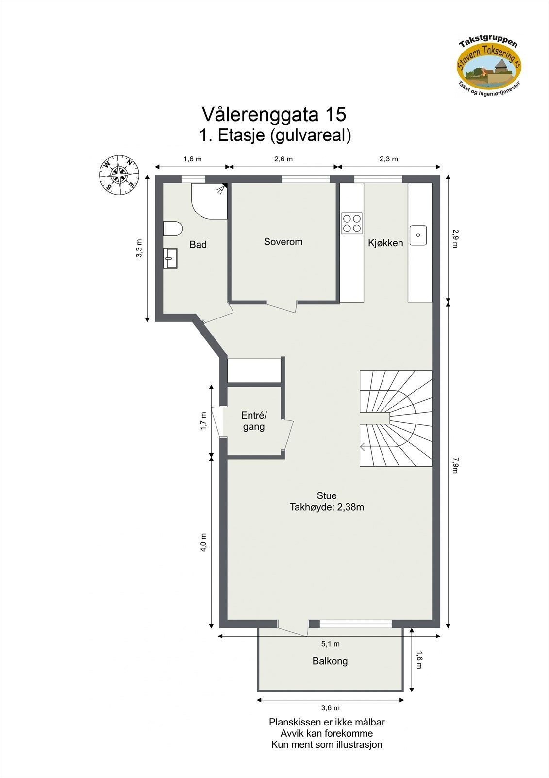 Planskisse. Galleribilde