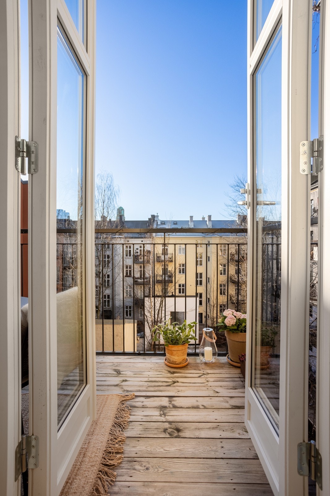 Balkongen ble montert i 2016. Galleribilde