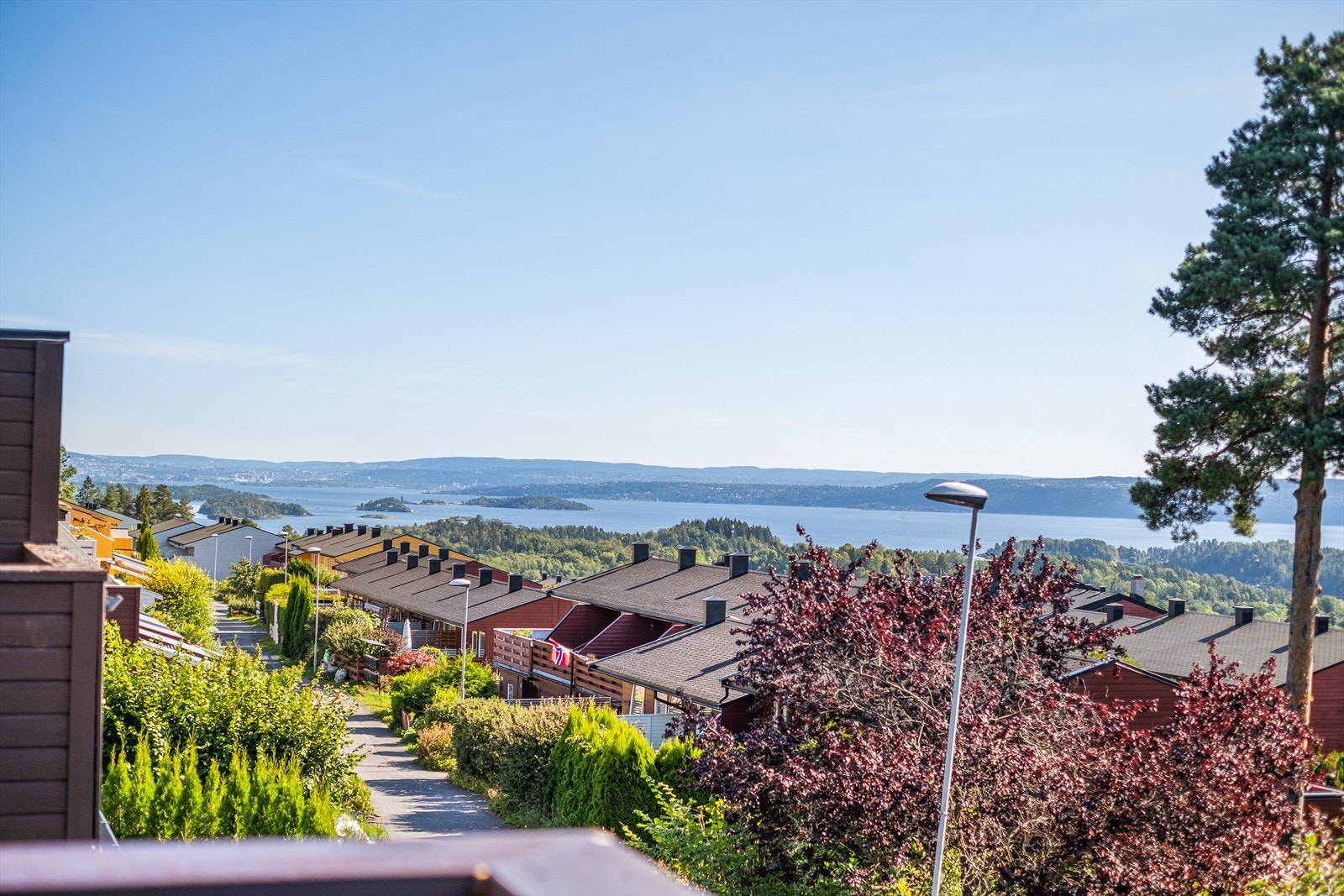 Den fantastiske utsikten fra takterrassen! Galleribilde