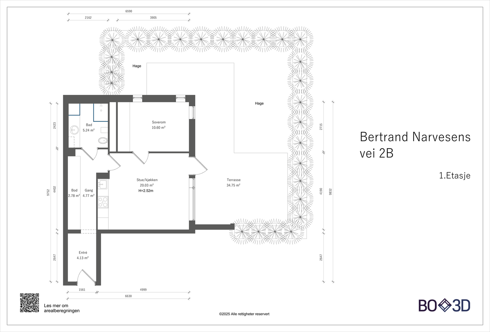 Plantegning 1. etasje. Galleribilde