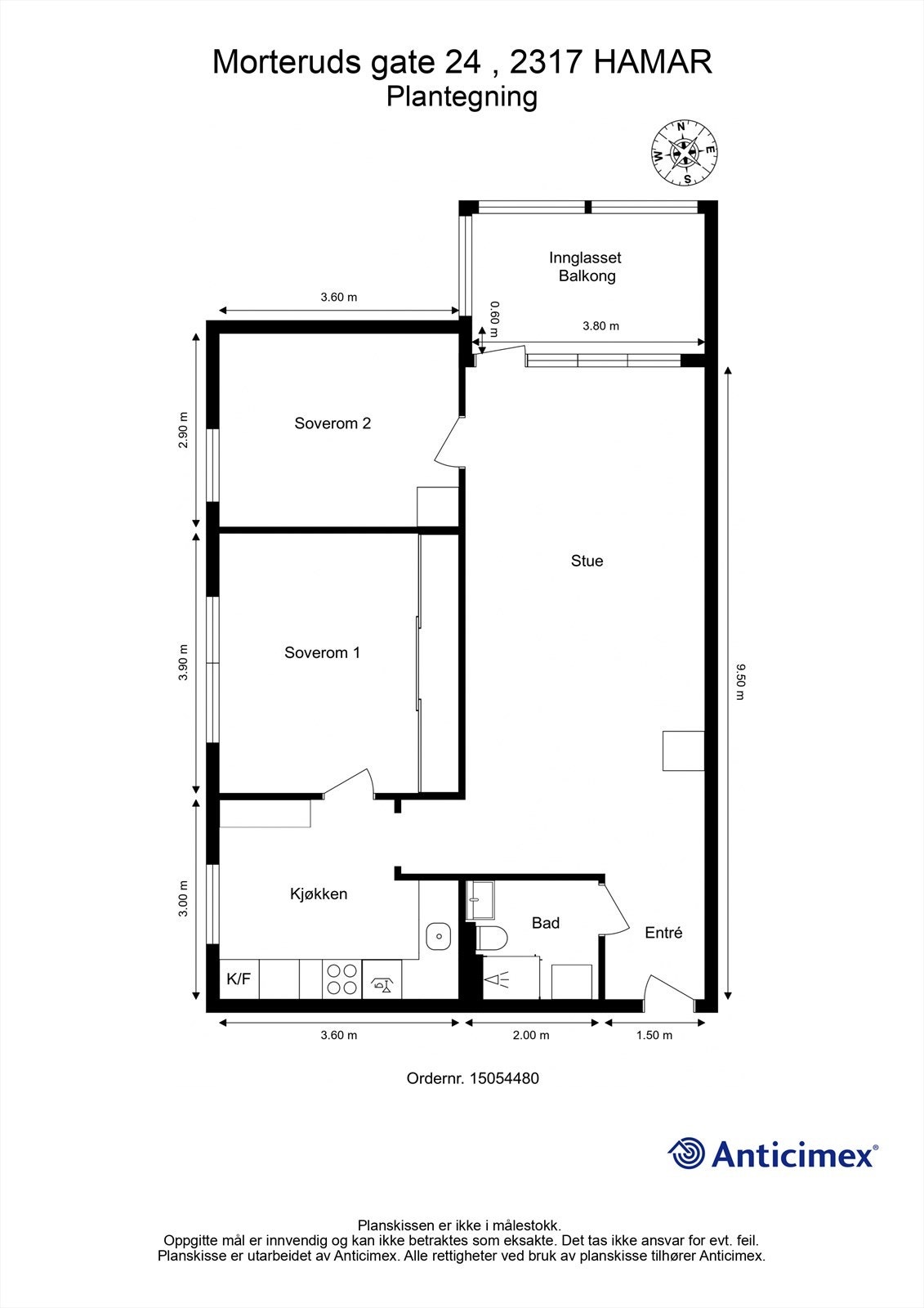 Plantegning Galleribilde
