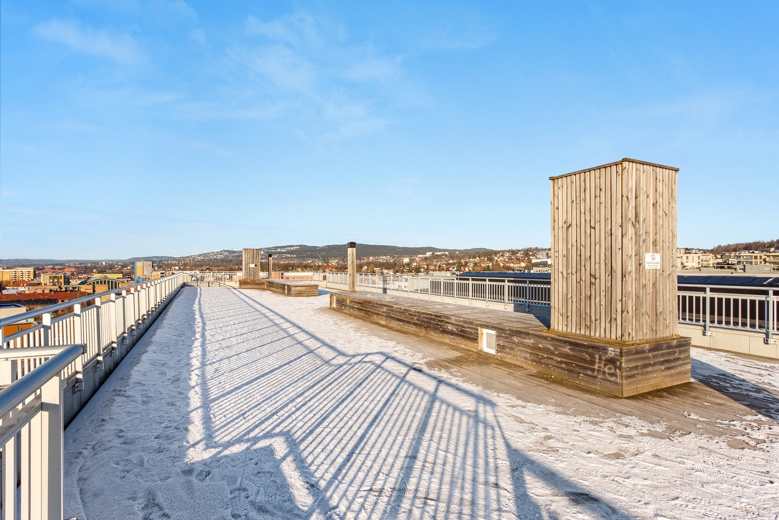 Felles takterrasse. Galleribilde