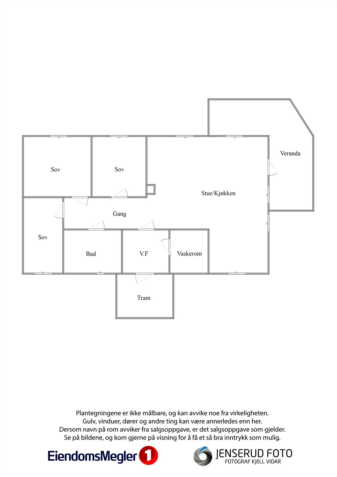 Plantegning Søndre Skøienveg 31 Galleribilde