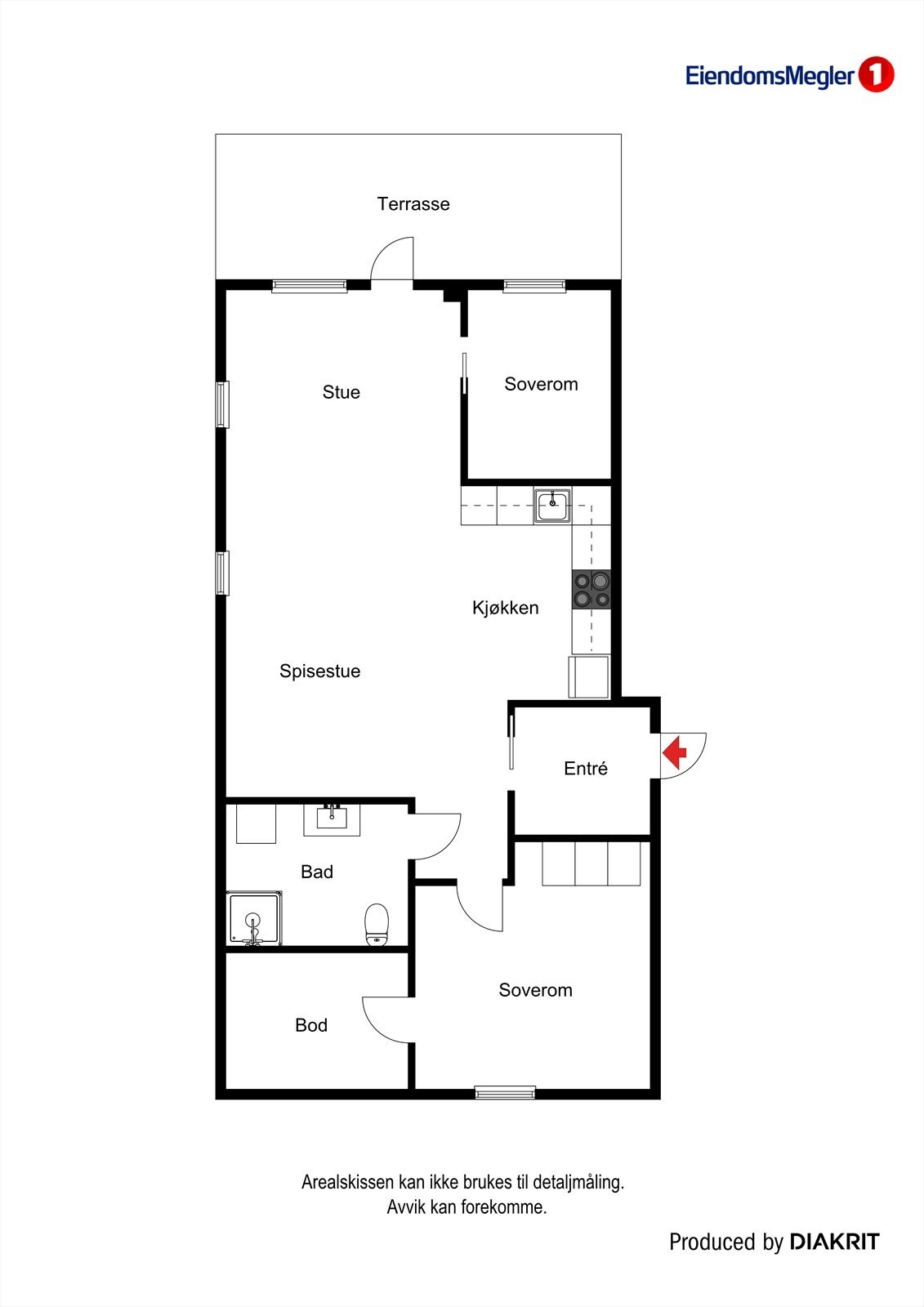 Plantegning 1.etasje. Galleribilde