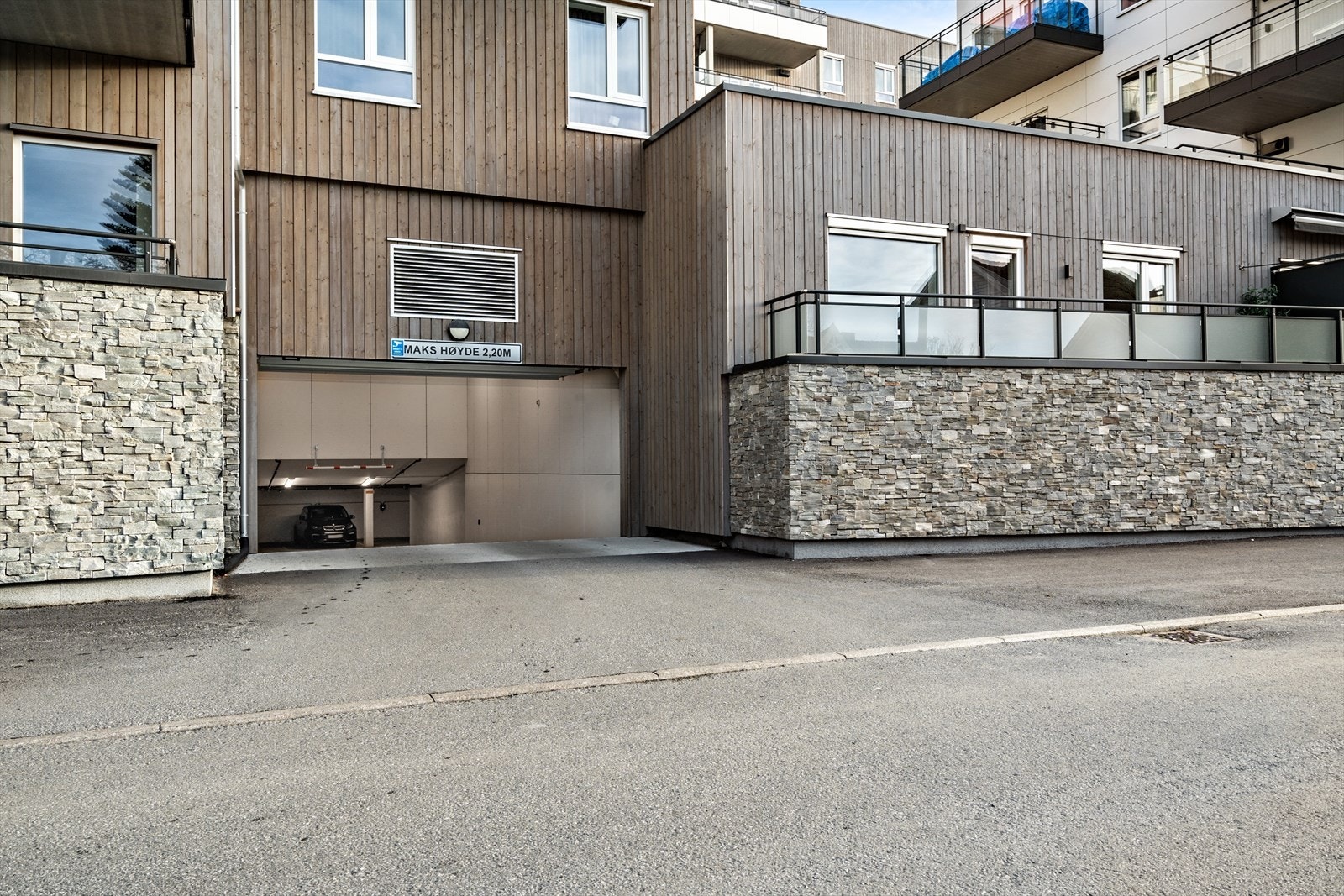 Nedkjøringsområde for garasjen Galleribilde