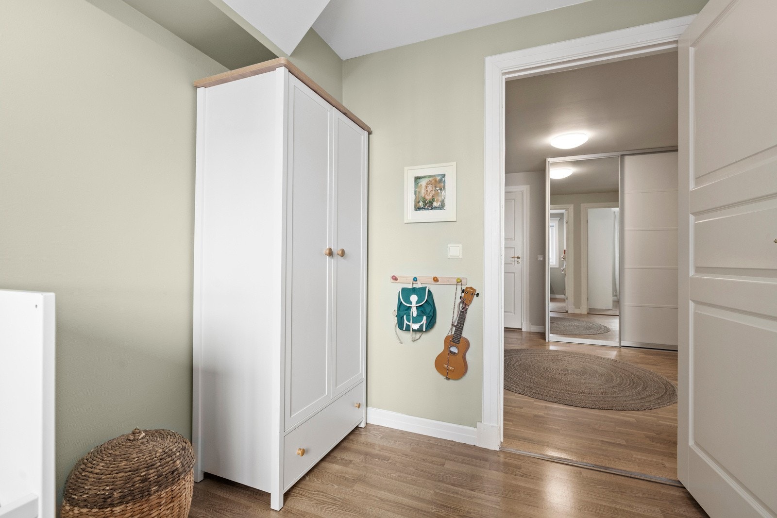 Rommet kan også fungere perfekt som et gjesterom, hjemmekontor eller barnerom som i dette tilfellet, avhengig av behov. Galleribilde