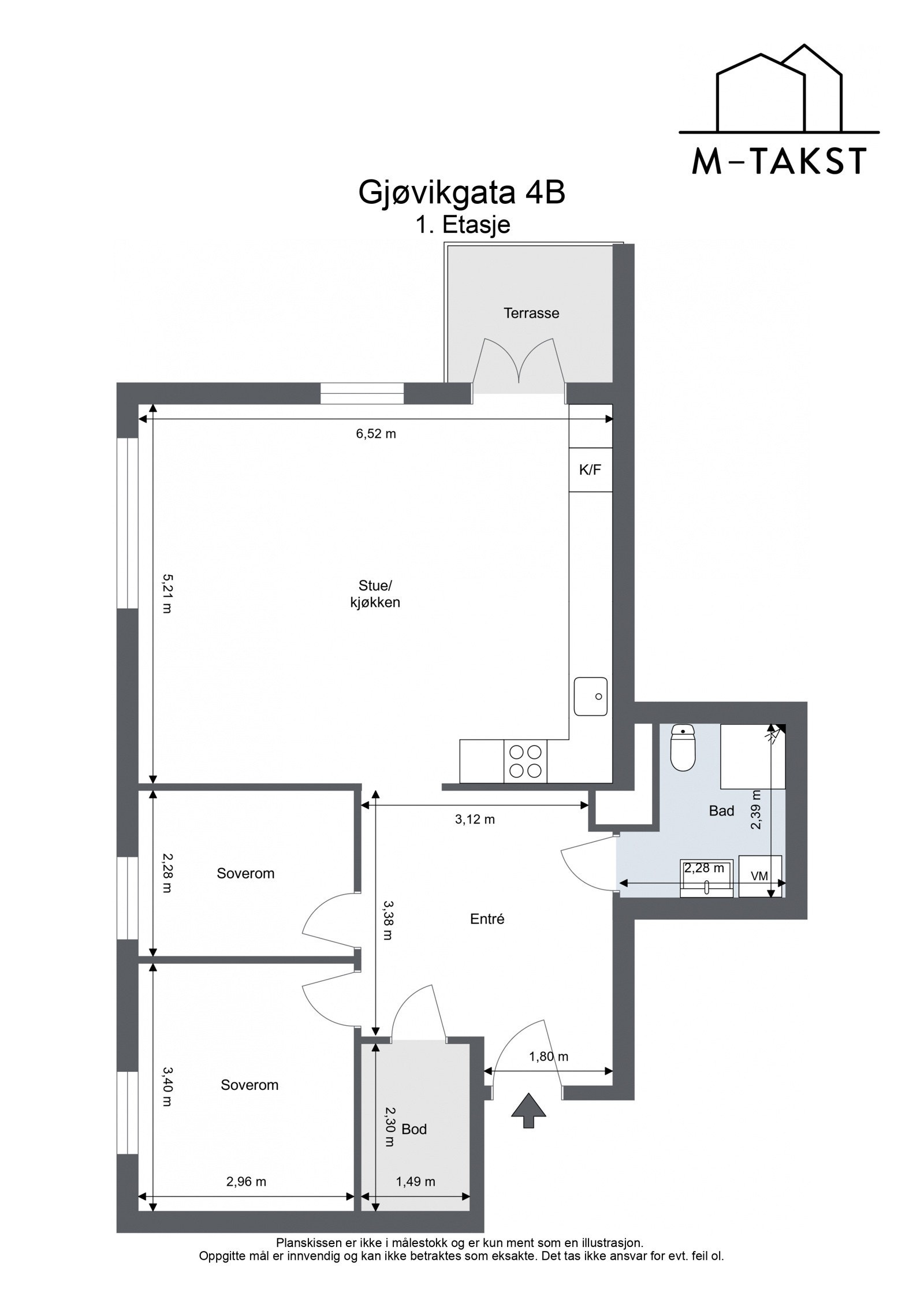 Plantegning Galleribilde