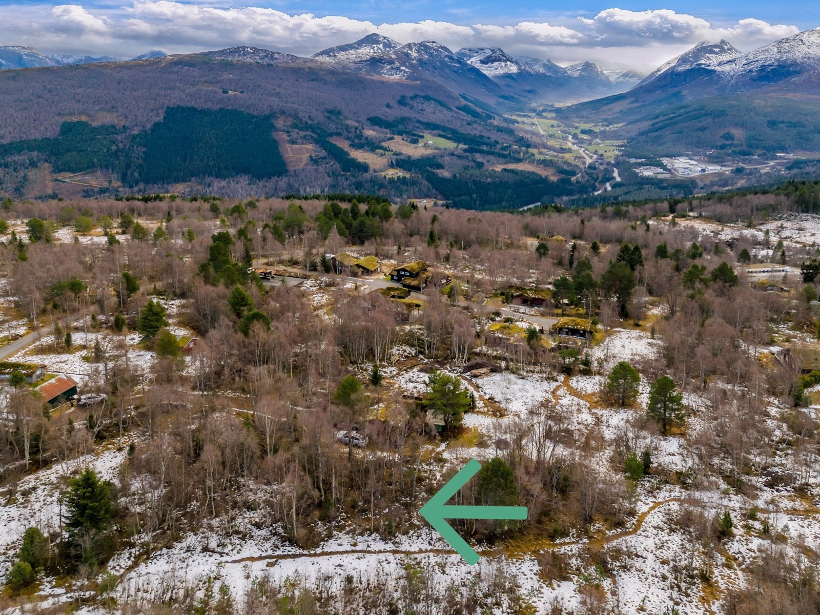 Dronefoto Galleribilde