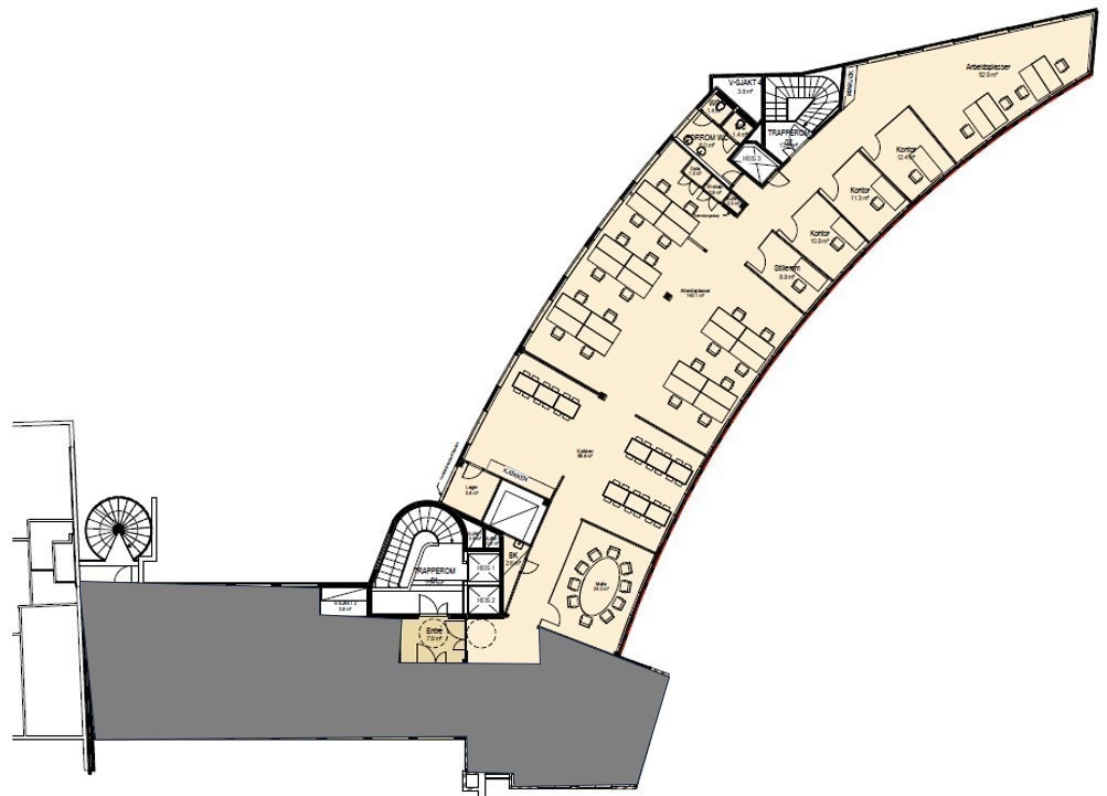 Skisse av arealet. Galleribilde