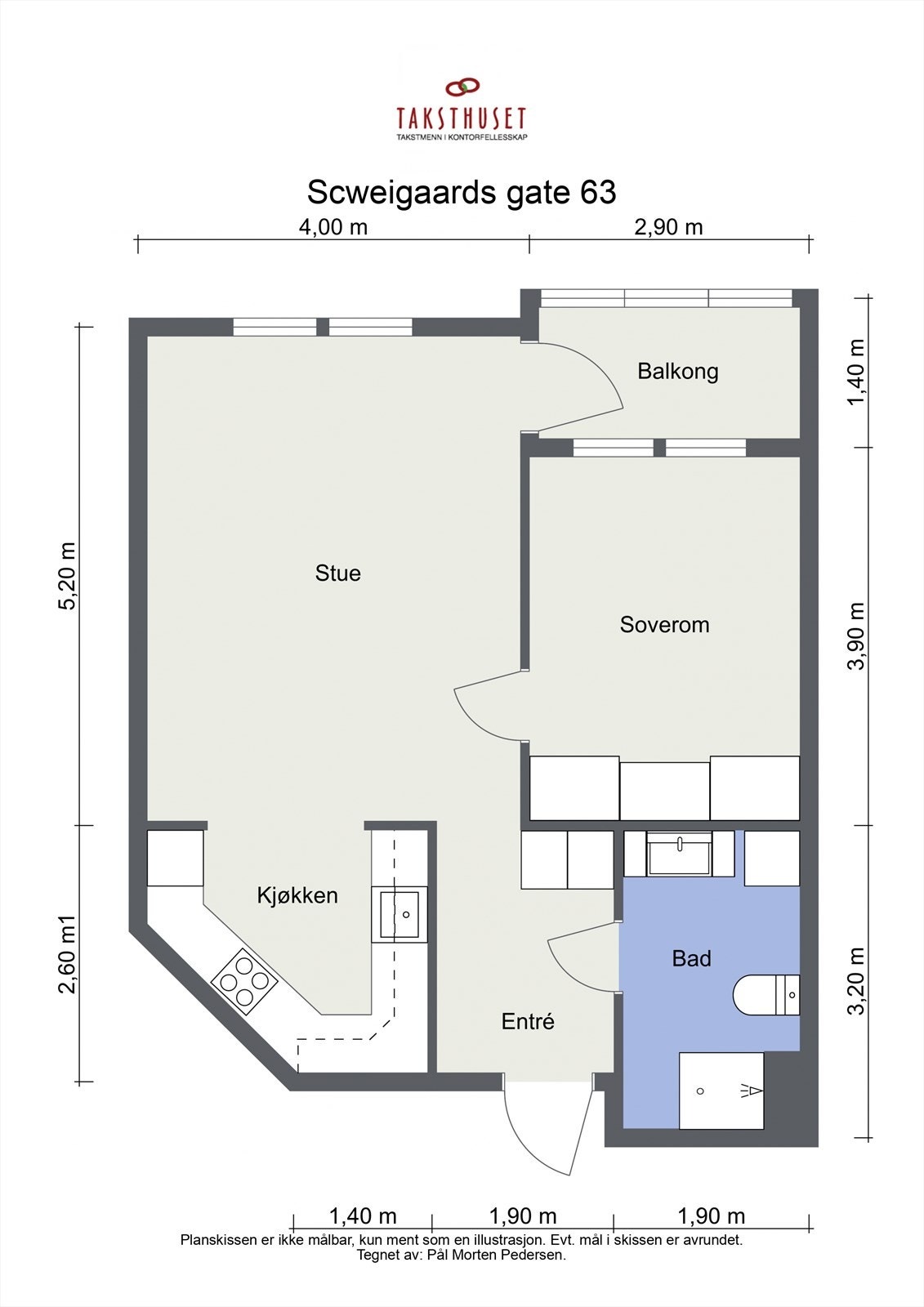 God og veldisponert planløsning. Leiligheten er på 54 kvm og har i tillegg en kjellerbod. Galleribilde
