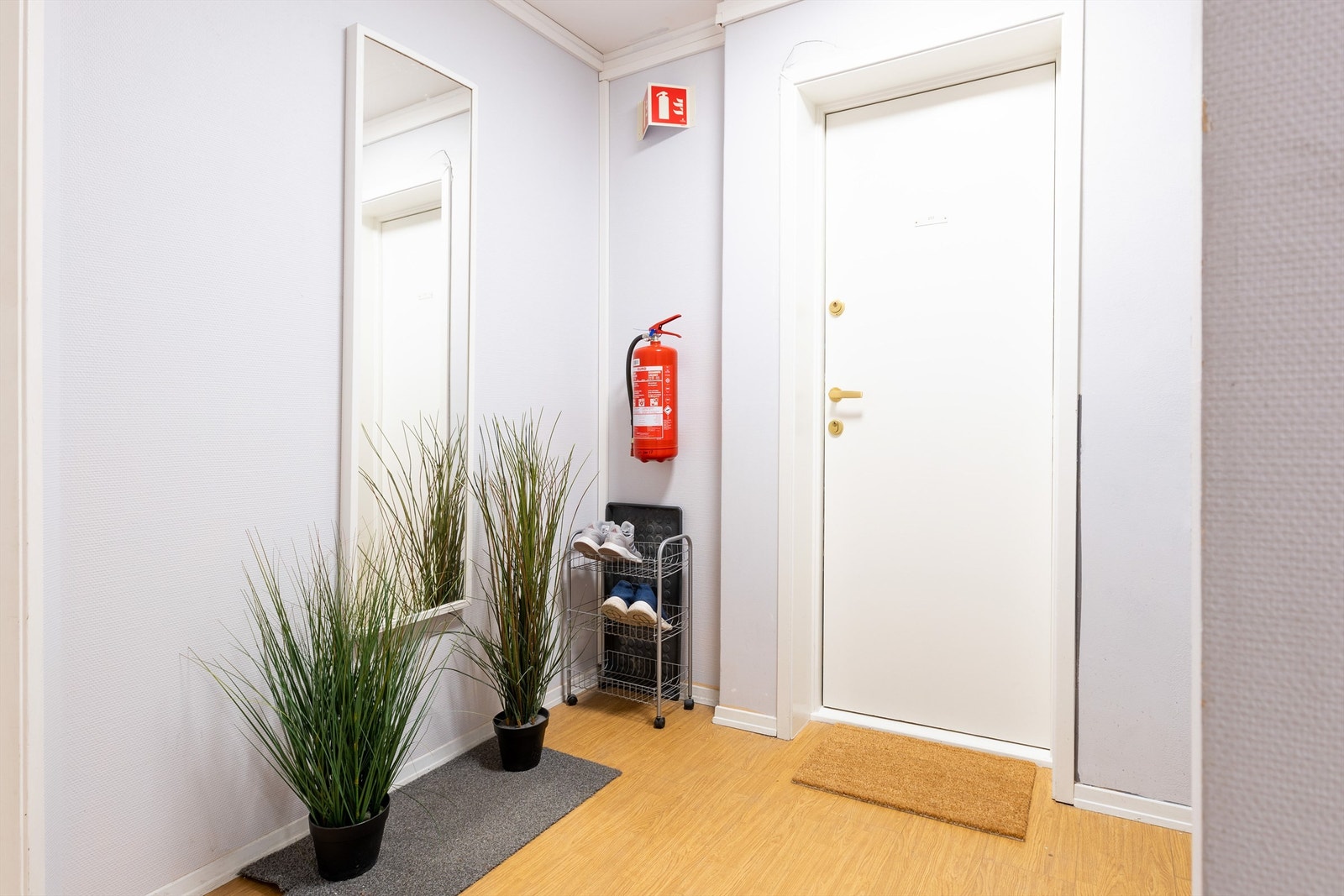 Fellesområdet utenfor inngangsdøren. Galleribilde