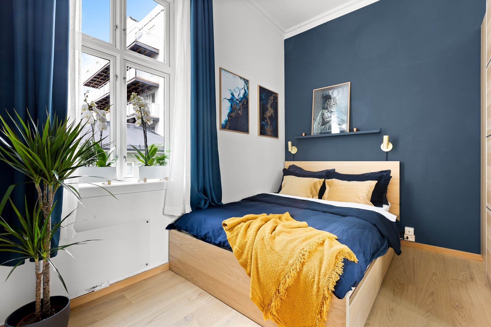 Hele leiligheten vender mot rolig gårdsrom. Galleribilde