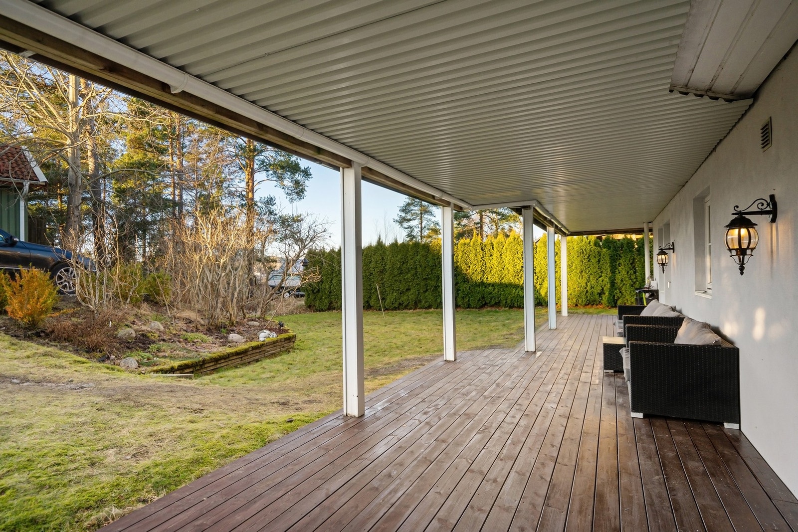 Utleiedelen har også egen uteplass Galleribilde