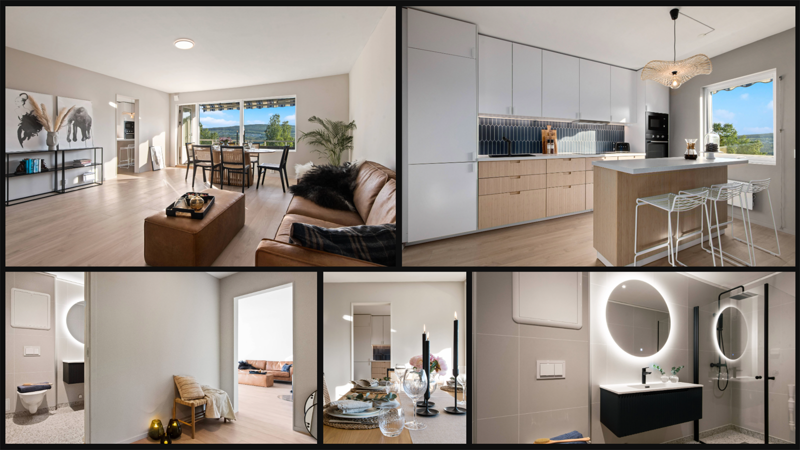 Velkommen til en strøken og superfresh 4-romsleilighet i Skriverskogen! Galleribilde