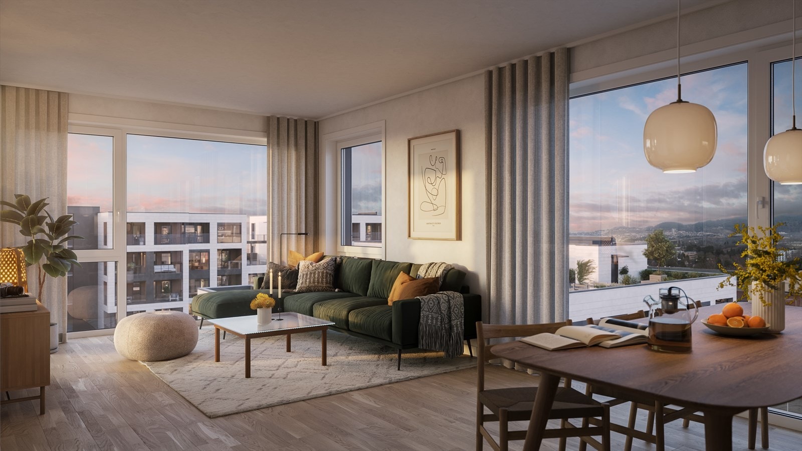 Illustrasjonsbilde fra leilighet TT05 - 59 kvm. Galleribilde