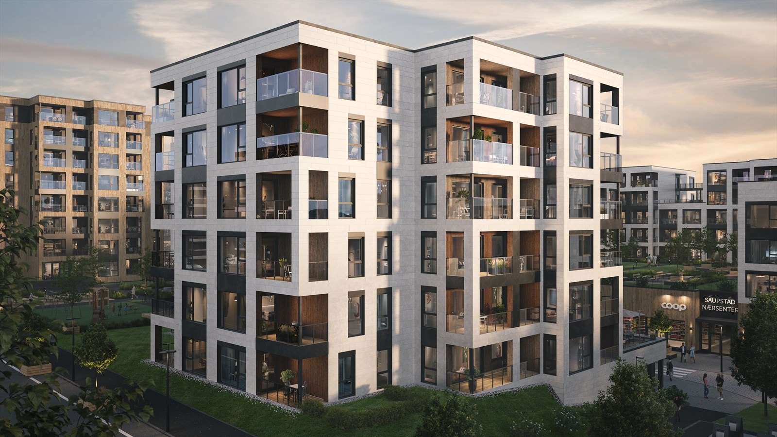 I bygg er det stor variasjon av leilighetstyper, slik at sjansen er stor for at du kan finne en leilighet som passer for dine ønsker. Galleribilde