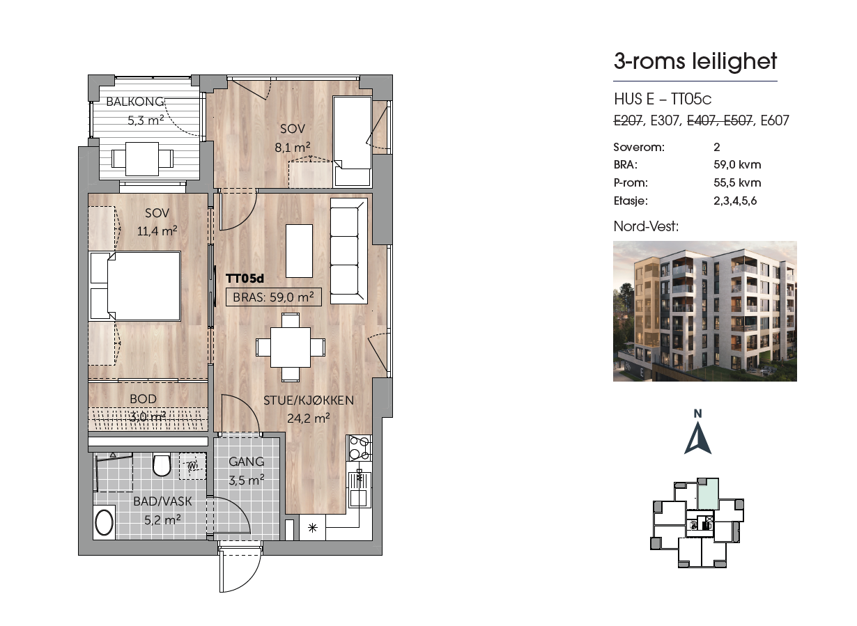 Plantegning Galleribilde