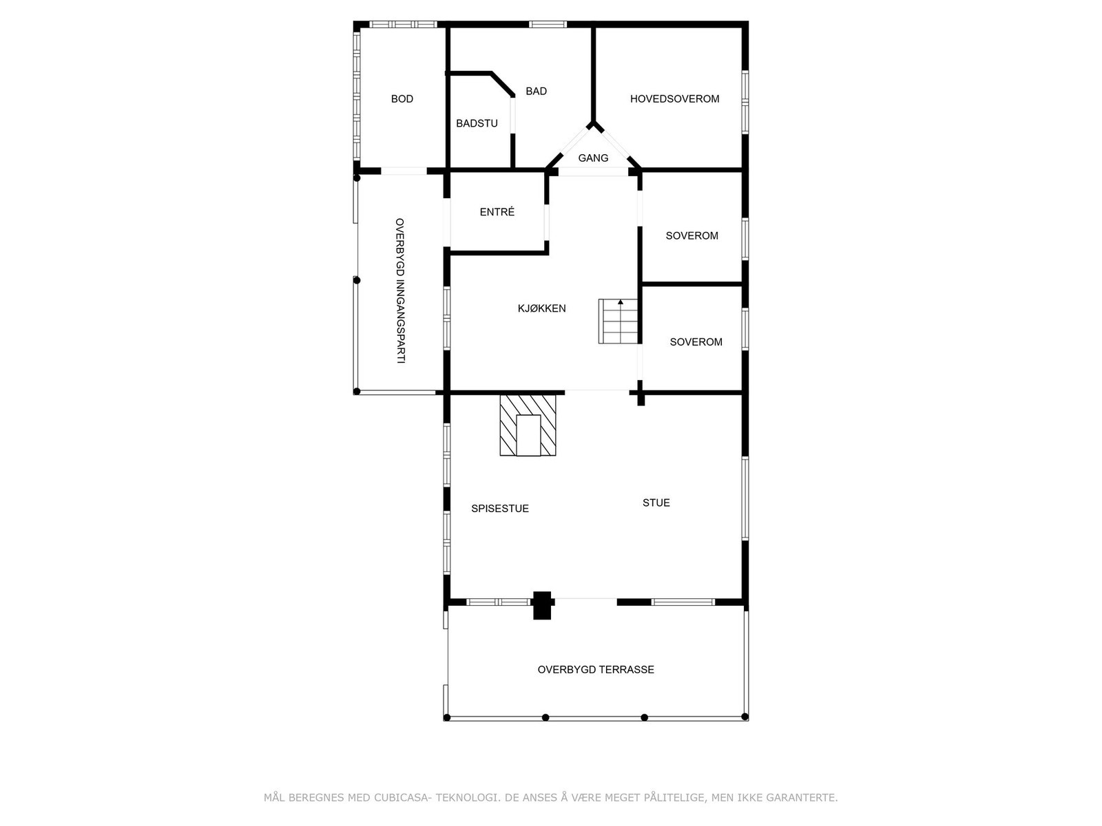 Plantegning 1.etasje Galleribilde