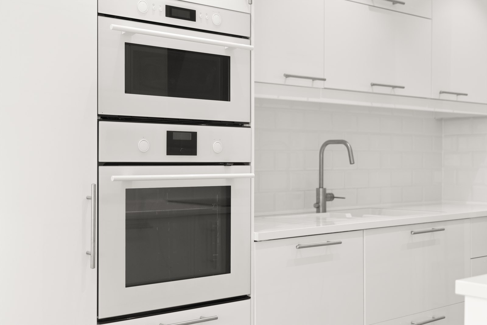 Integrert komfyr og micro Galleribilde