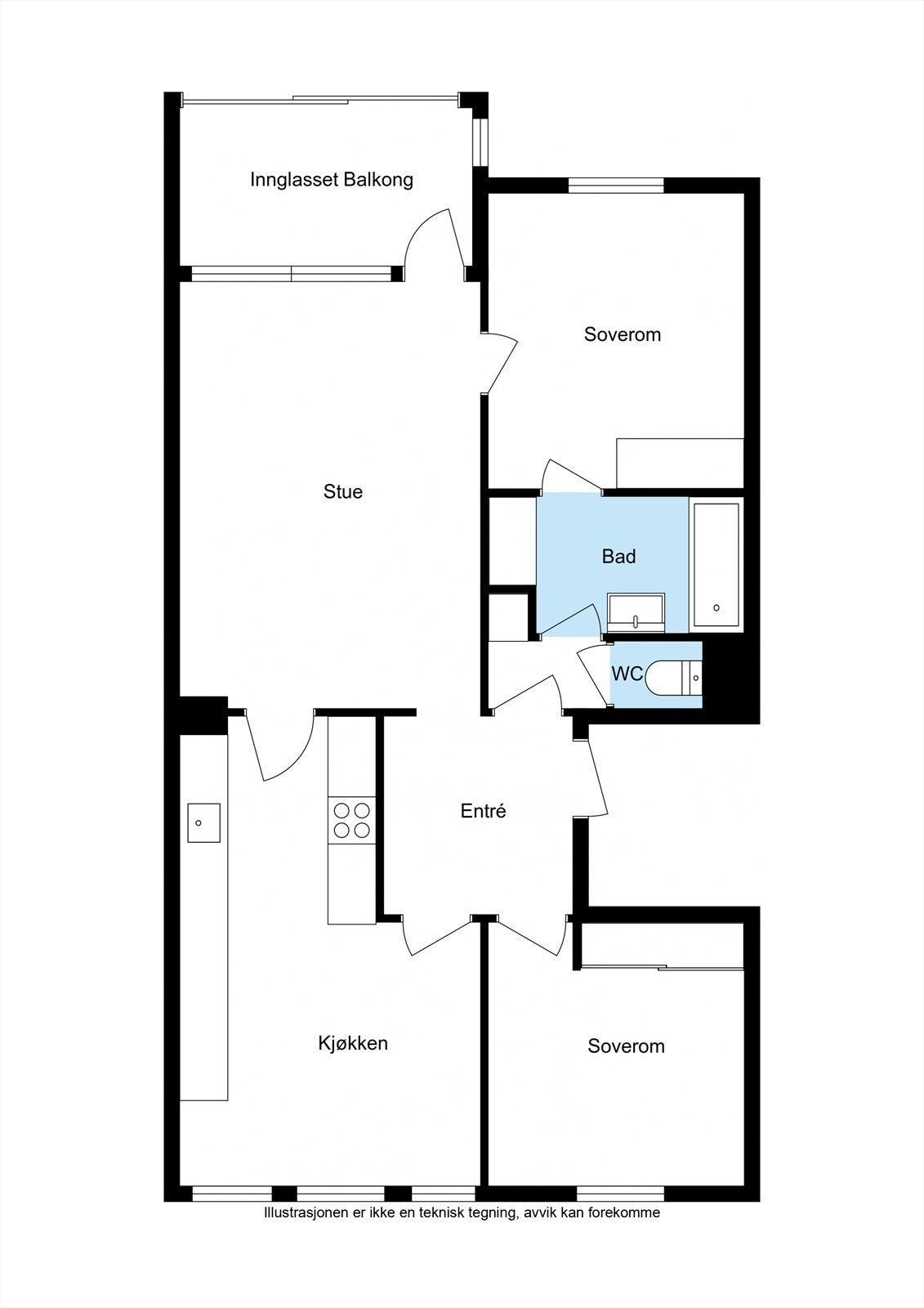 Planskisse Galleribilde