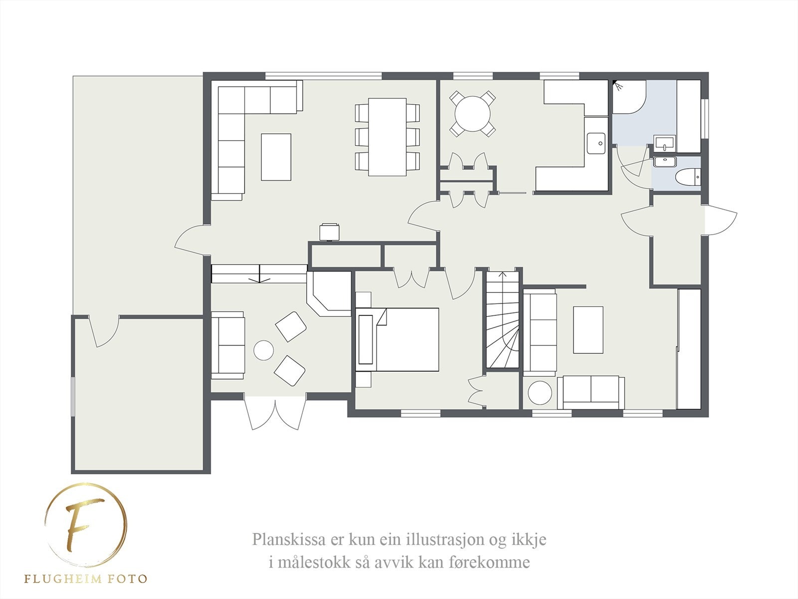 Planteikning - 1. Etasje Galleribilde