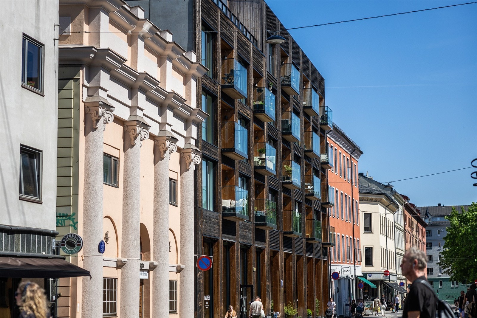 Fasade Nordre Gate 22A. Galleribilde