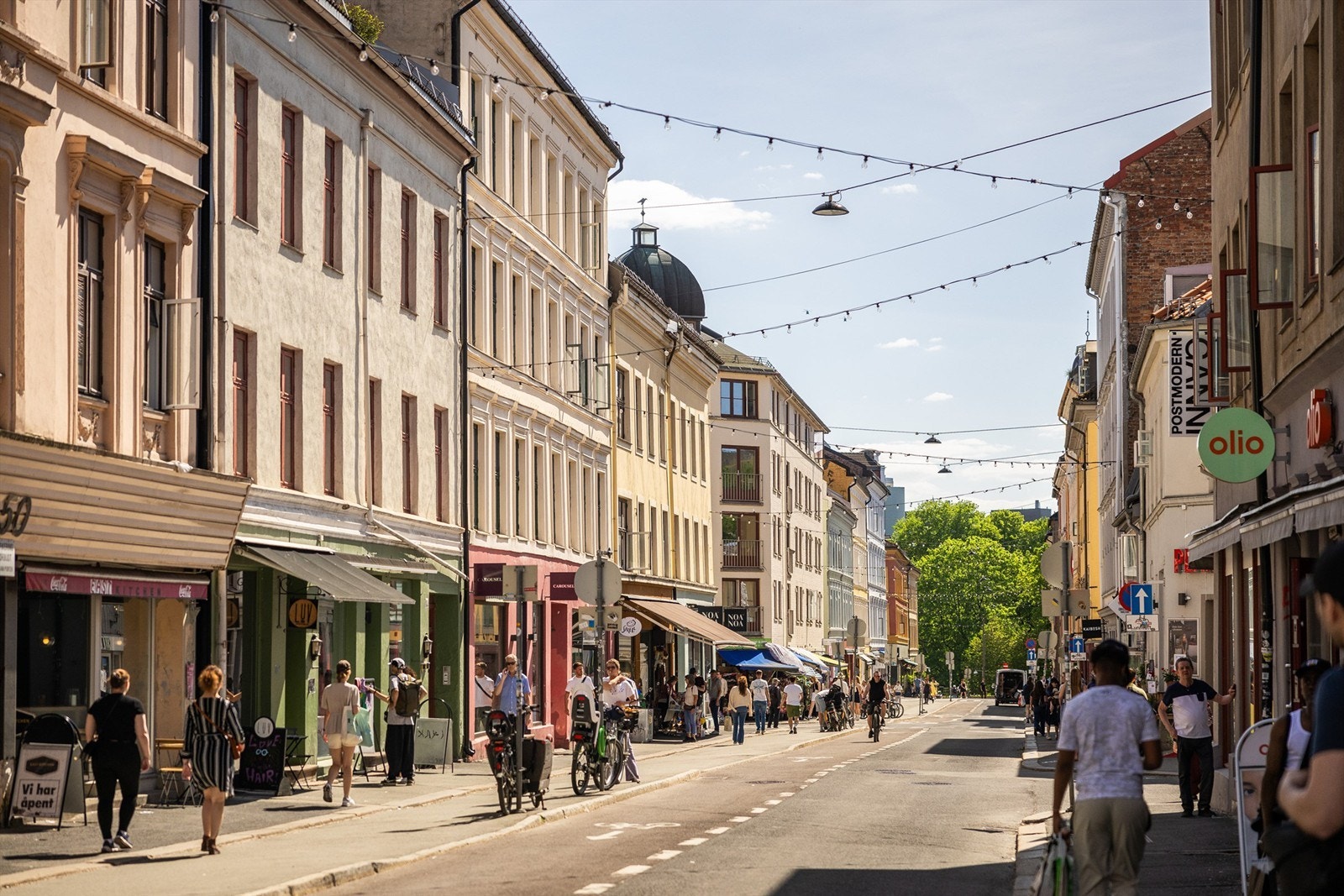 Leiligheten ligger sentralt til på Grunerløkka. Nærhet til alt av forretinger og kollektivt. Galleribilde