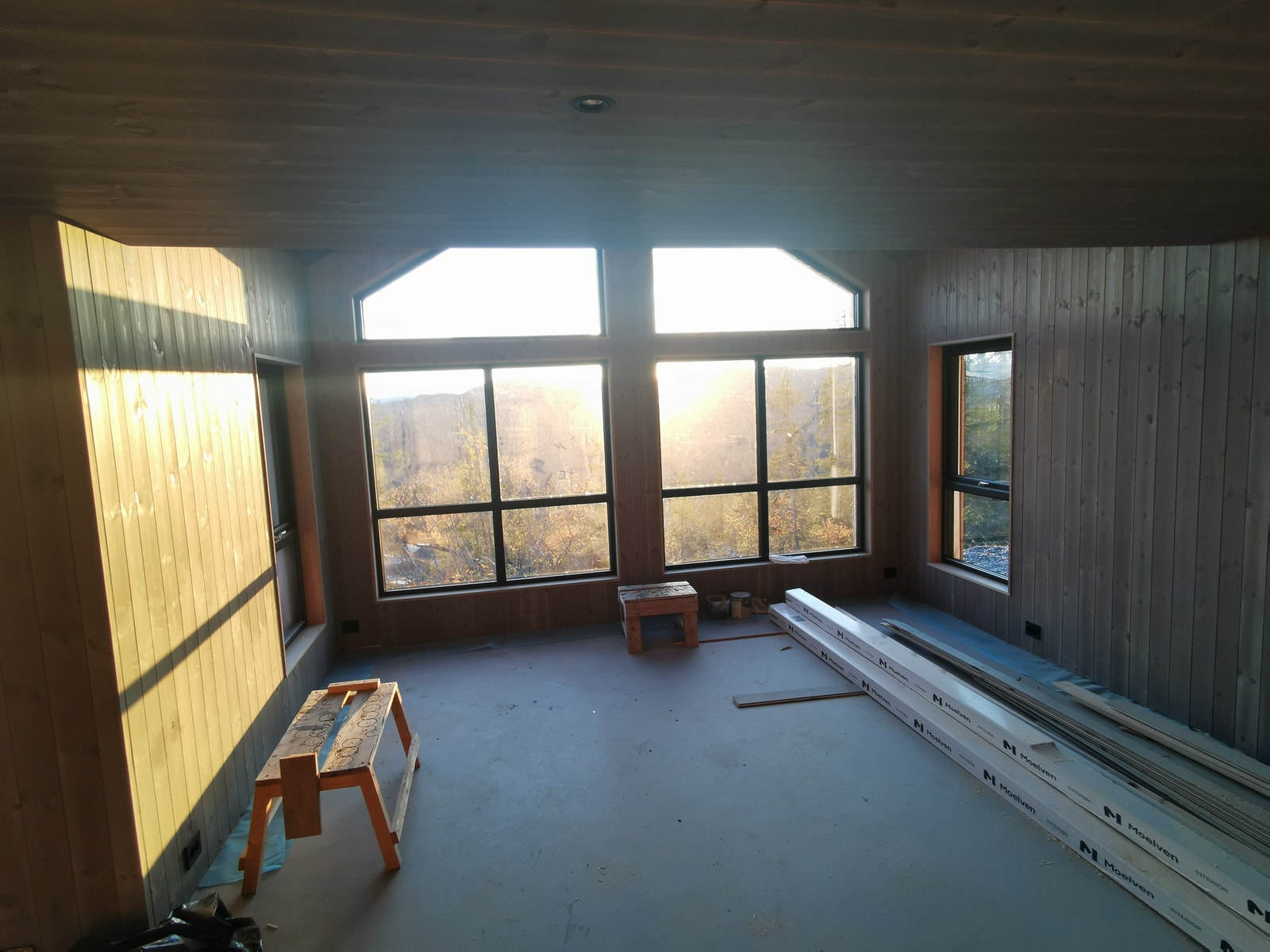 Utsikt fra stua slik det er fram til nå Galleribilde