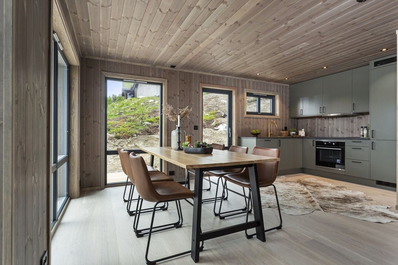 Bildet er fra en tidligere bygd hytte Galleribilde