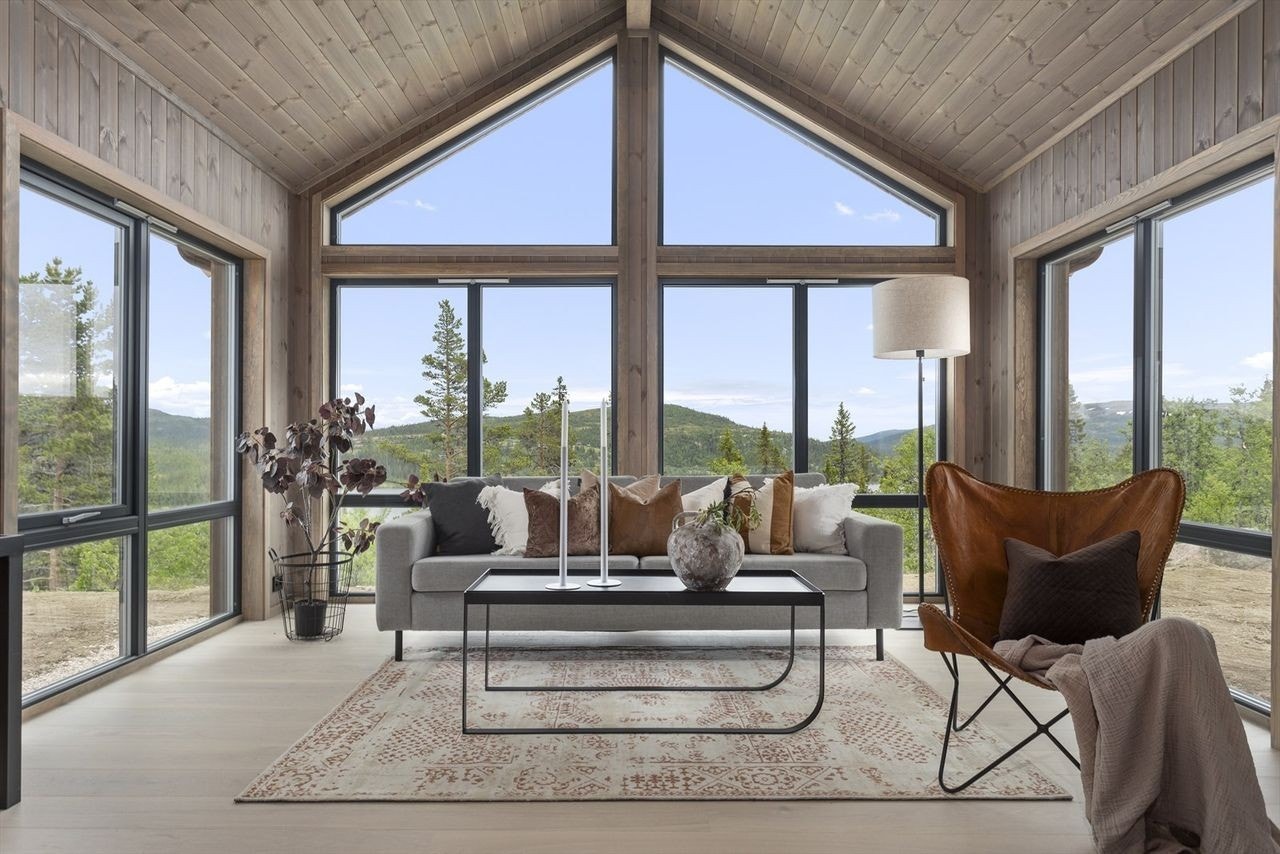 Bildet er fra en tidligere bygd hytte Galleribilde