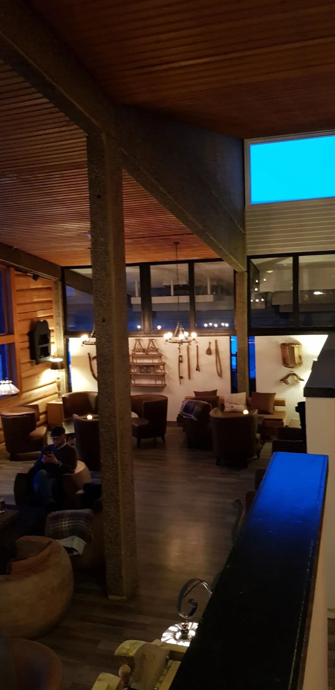 Hyggelig fellesområde, her fra peisestua Galleribilde