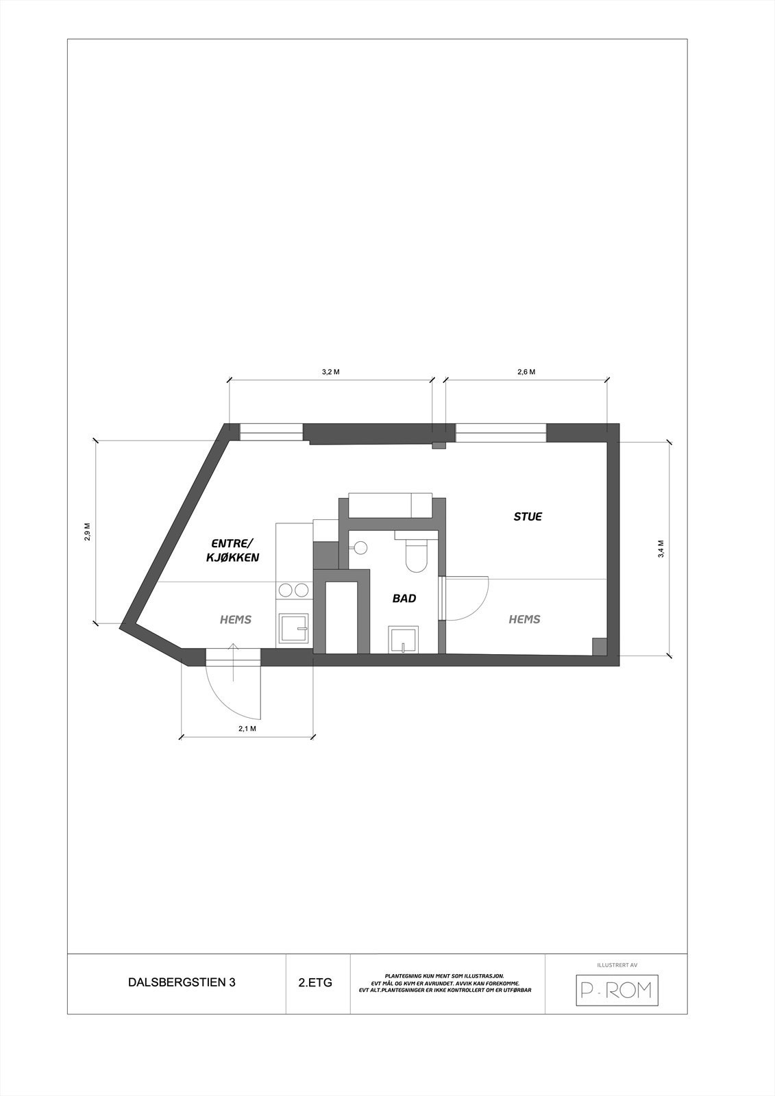 Plantegning. Galleribilde