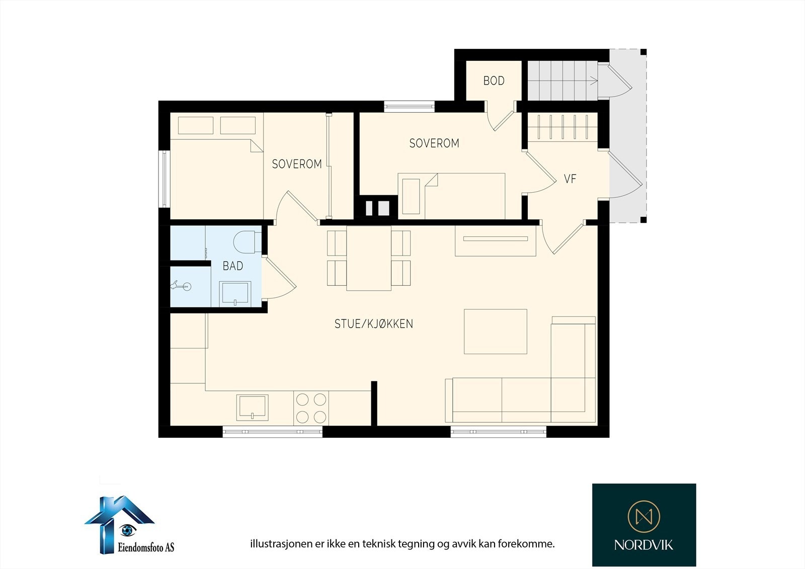 Plantegning Galleribilde