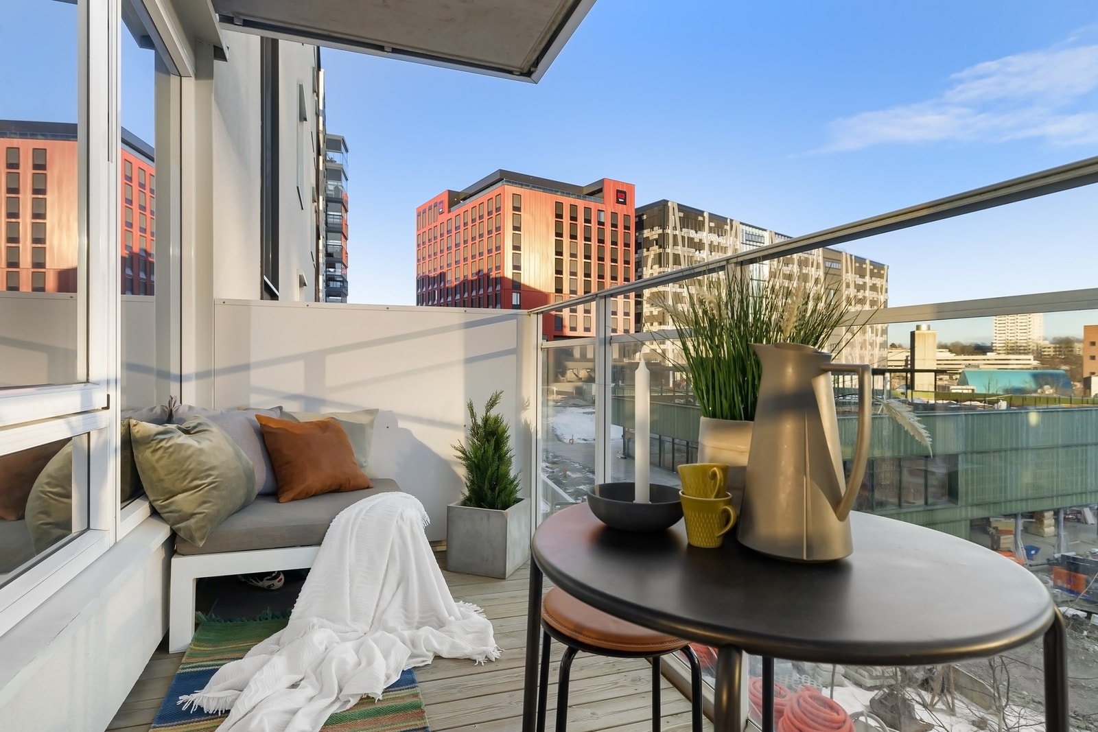 Balkong fra hybel Galleribilde