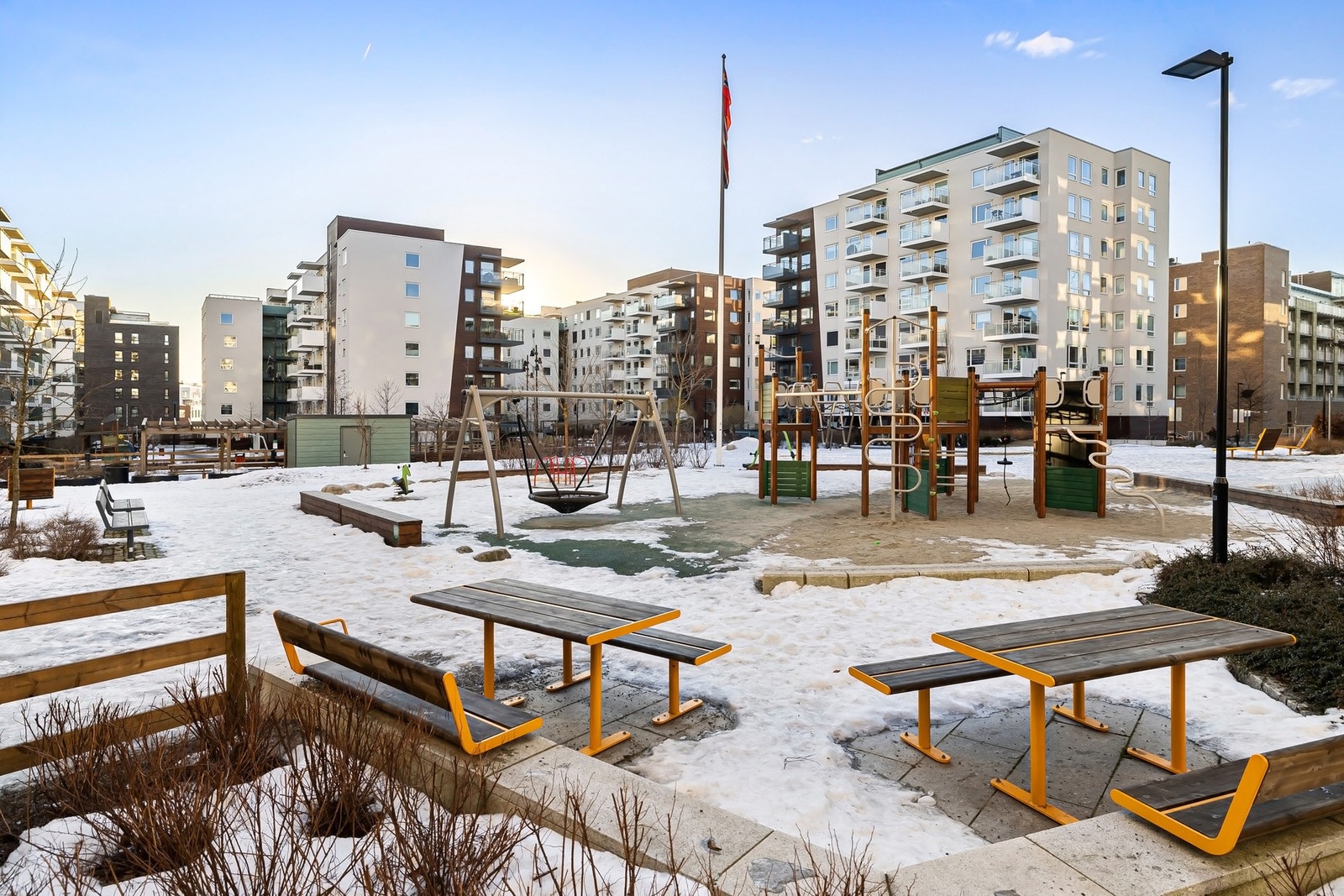 Pent opparbeidet fellesareal Galleribilde