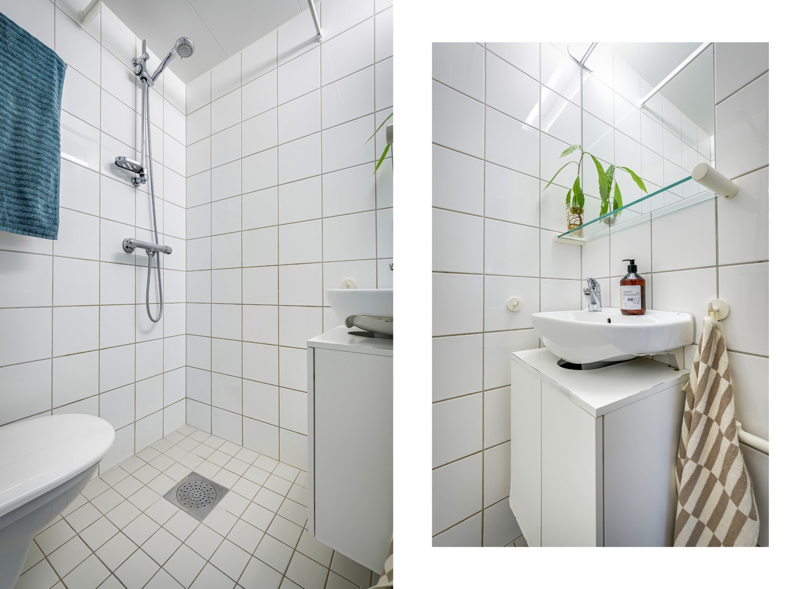 Vann og avløpsrør ble også skiftet under rehabiliteringen. Det er varmekabler på gulvet. Galleribilde