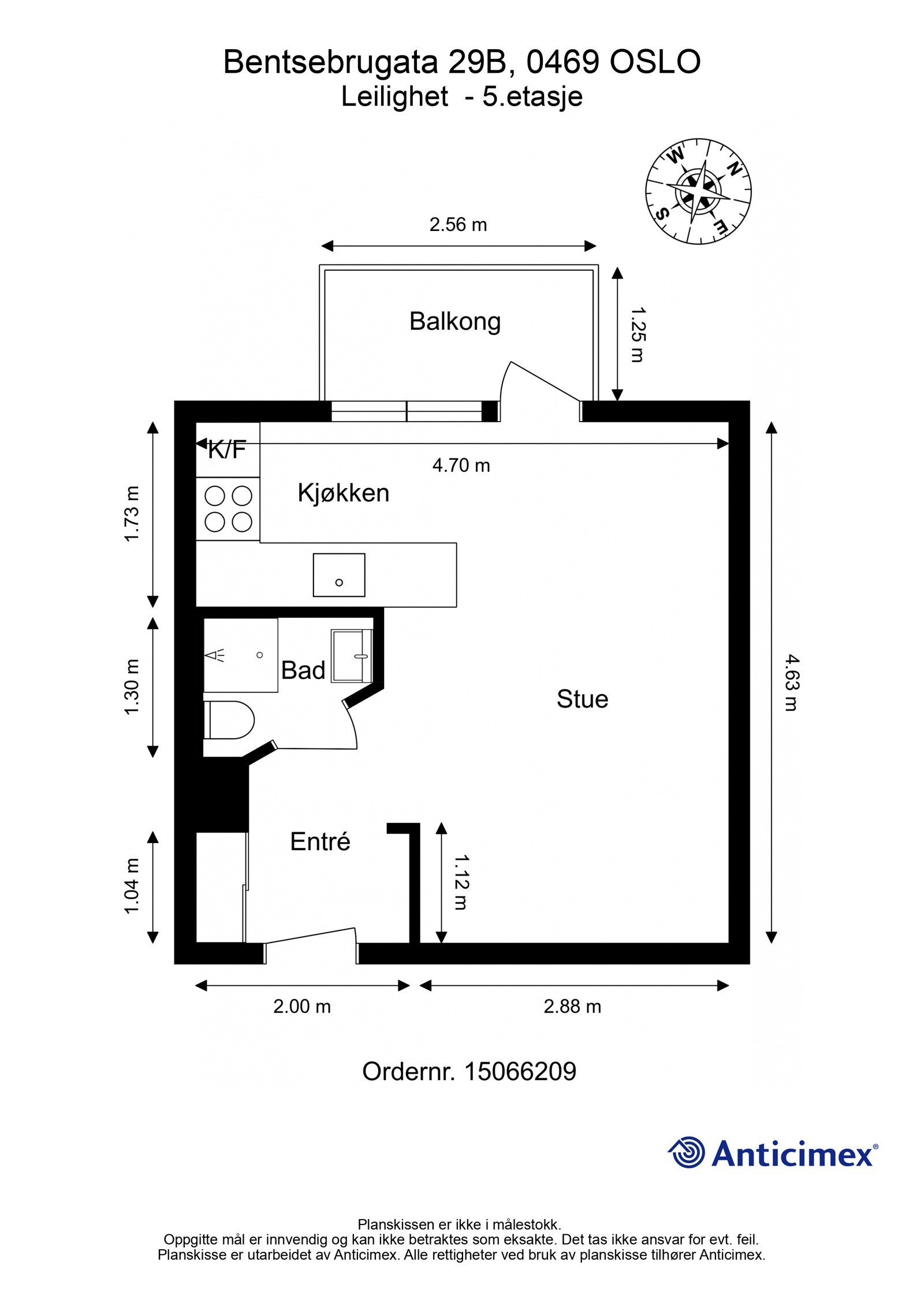 Planskisse. Galleribilde