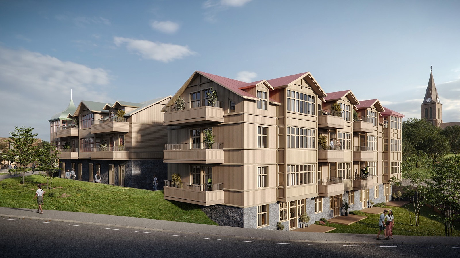 Lägenheter i flera olika plan och storlekar finns lediga till salu. Galleribilde