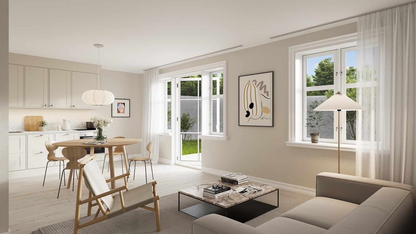 Vacker inredning Galleribilde