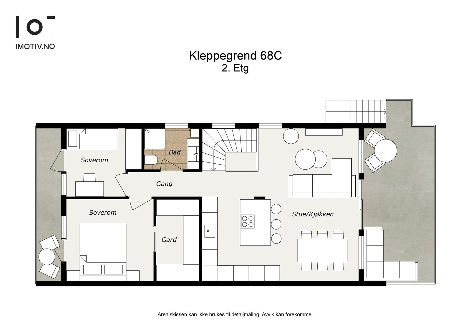 - Plantegning hovedetasje - Galleribilde