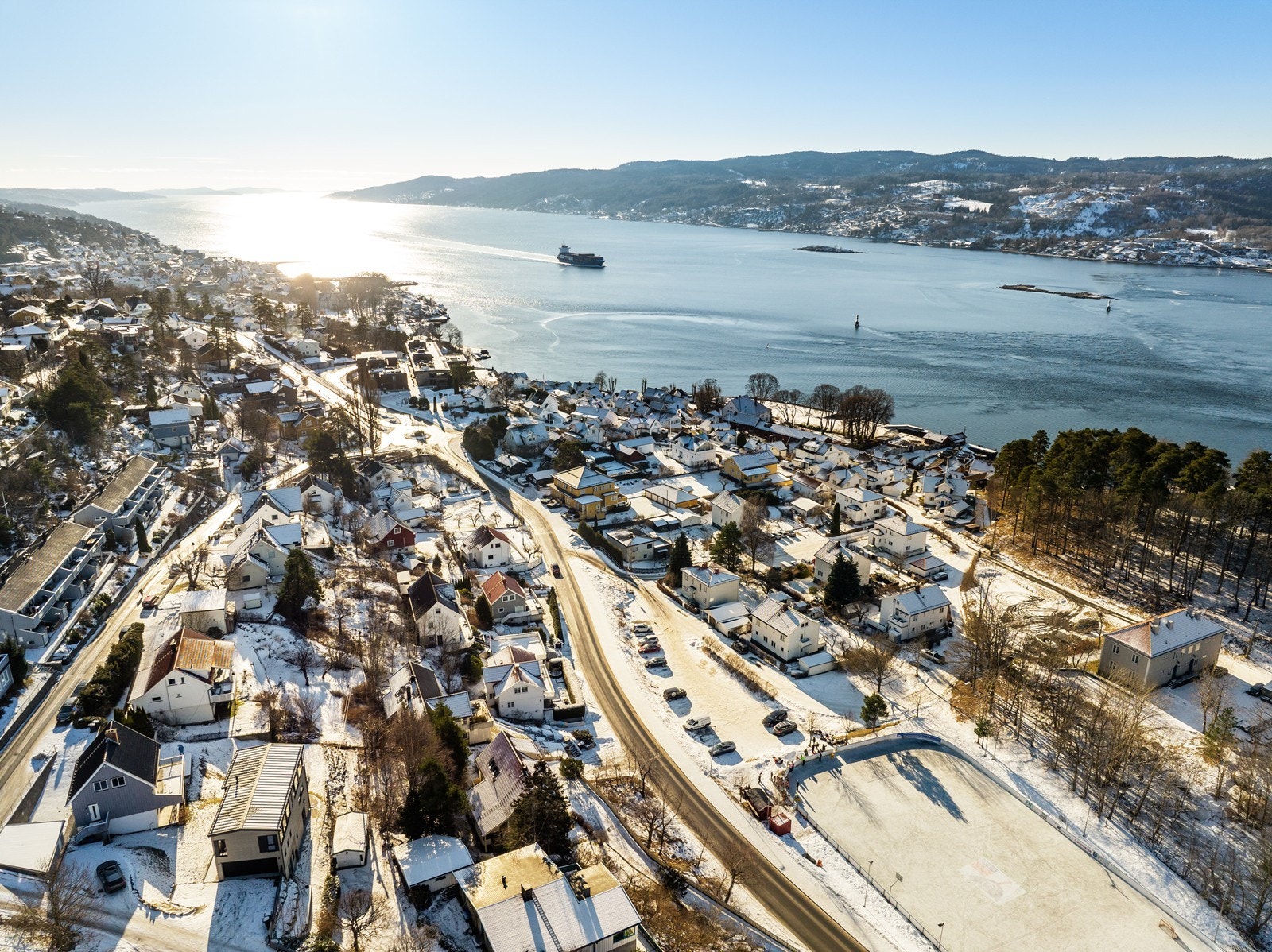 Dronefoto Galleribilde